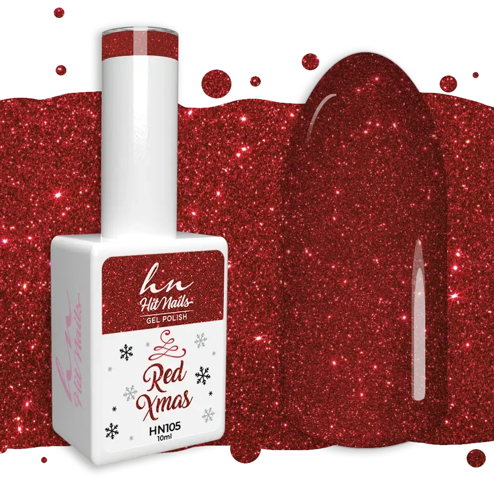 gel-polish-red-xmas-10ml-hn105