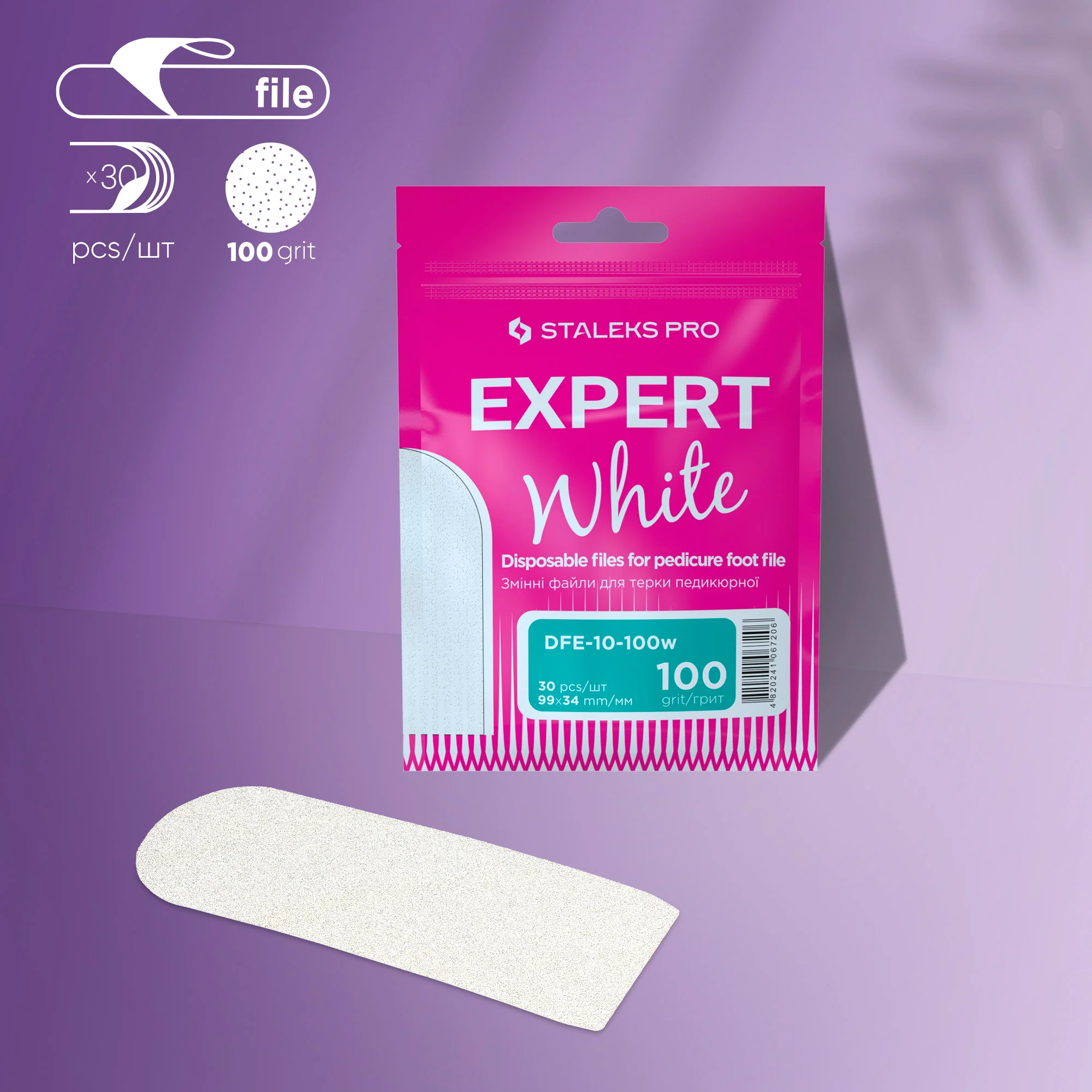 recarga lima pedicure 100 descartavel 100gr