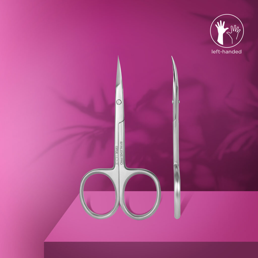 Tesoura para cuticulas profissinal canhotos EXPERT 11 TIPE 1 TESOURA CANHOTO